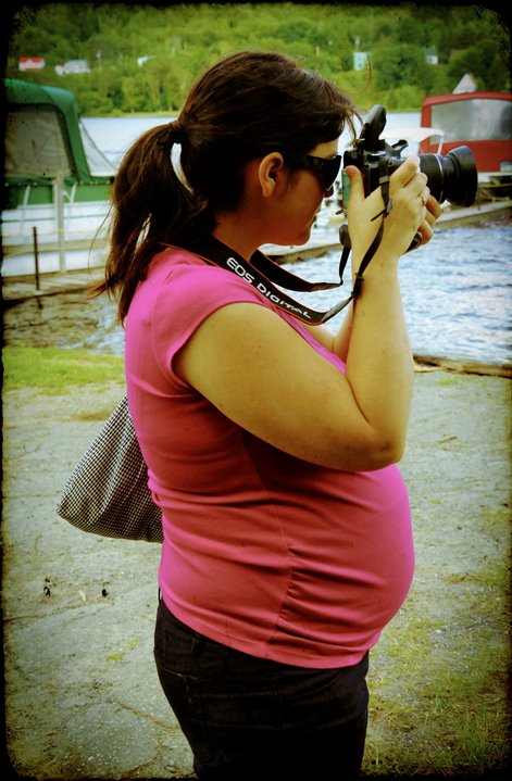 Moment capturé par Mathieu A 6 mois de grossesse en train de prendre des belles photos à St-Jean-des-Piles