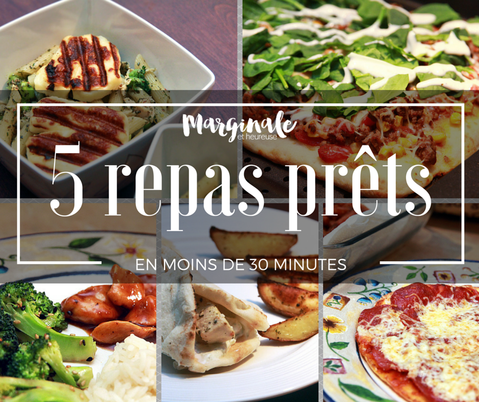 5 repas prêts