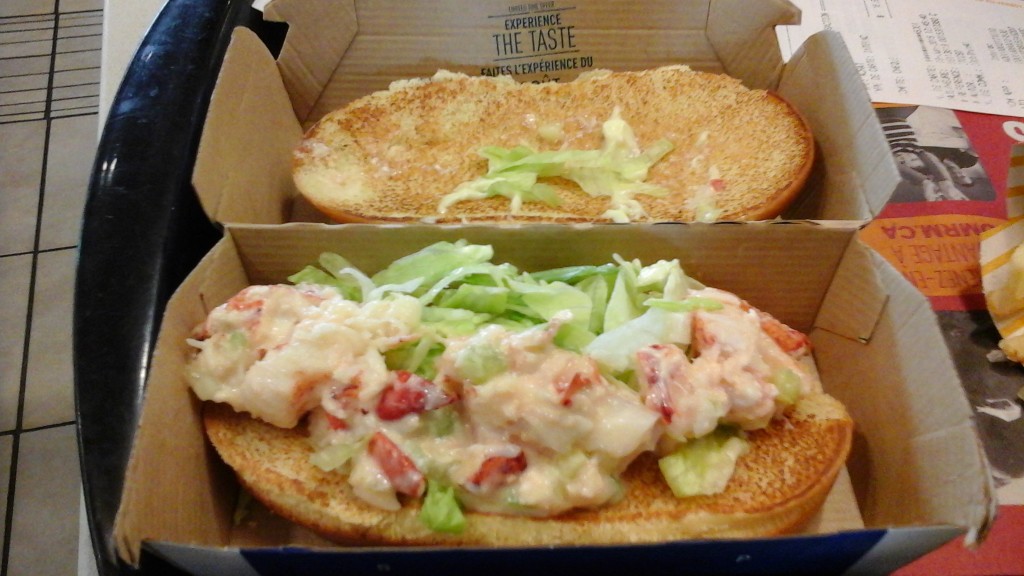 Sandwich au homard #1