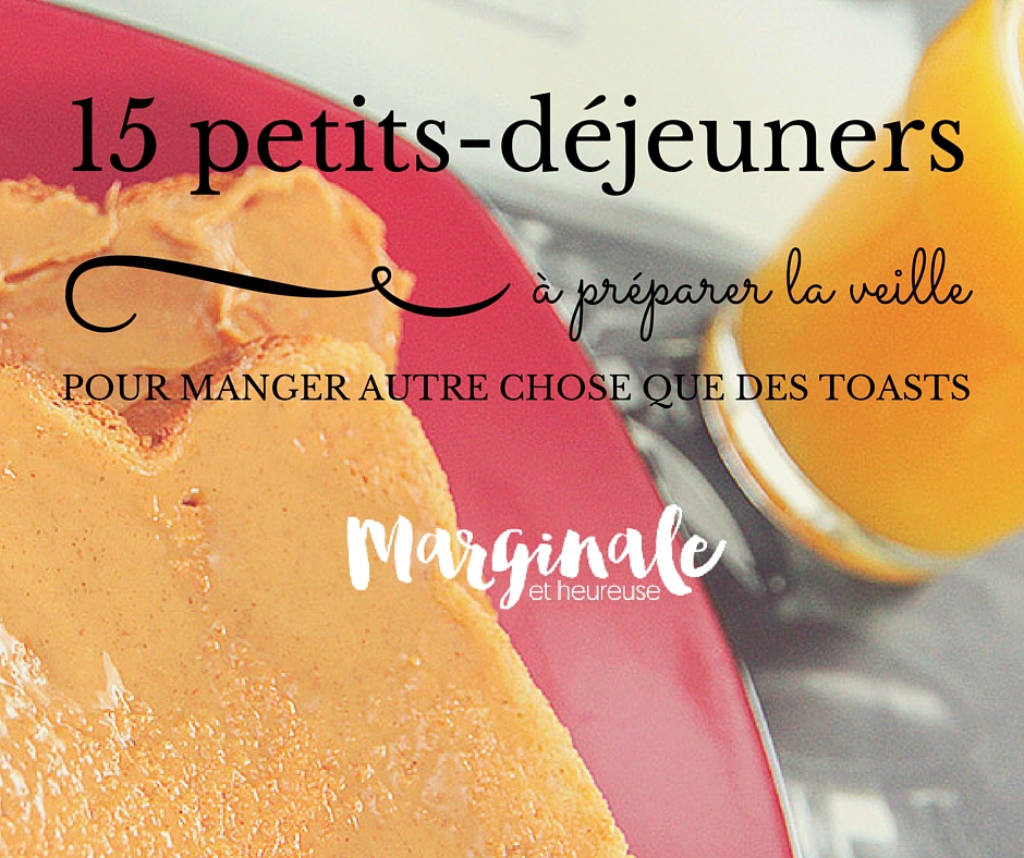 15 petits-dejeuners