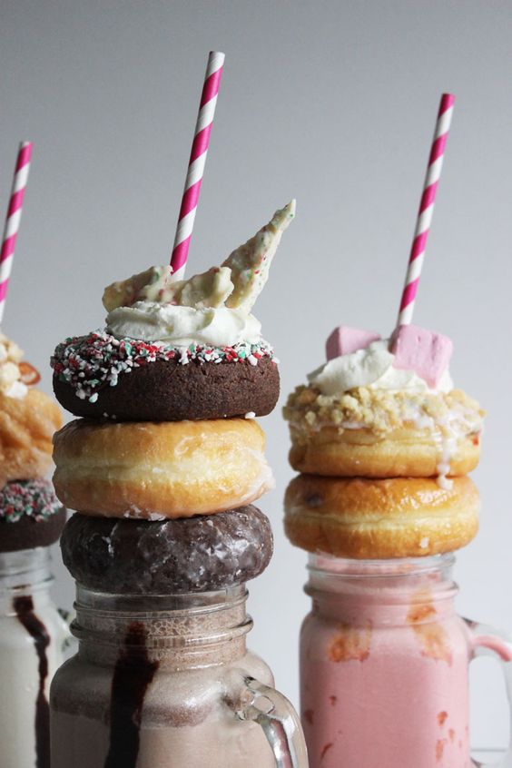 Milkshakes extrêmes de Poppytalk (Source: Pinterest)