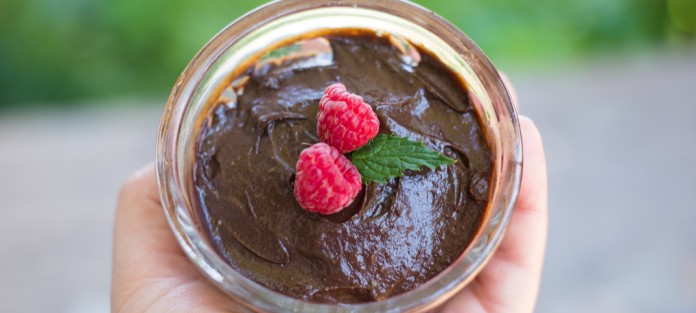 IMG_9112 Pouding au chocolat, avocat et banane