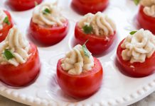 Petites tomates farcies aux haricots blancs pour épater vos invités!