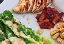Salade César déconstruite au poulet #PouletCA
