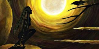 Célébrer le solstice; se dresser dans la lumière Celebration du solstice