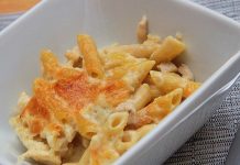 Pâtes Alfredo au poulet