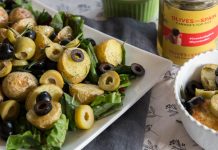 Salade de pommes de terre et olives d’Espagne Salade de pommes de terre